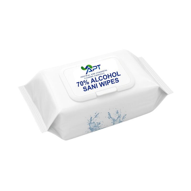 Alcohol Wipes - 70% Alcohol Sani Wipes - 24 packs of 100 wipes