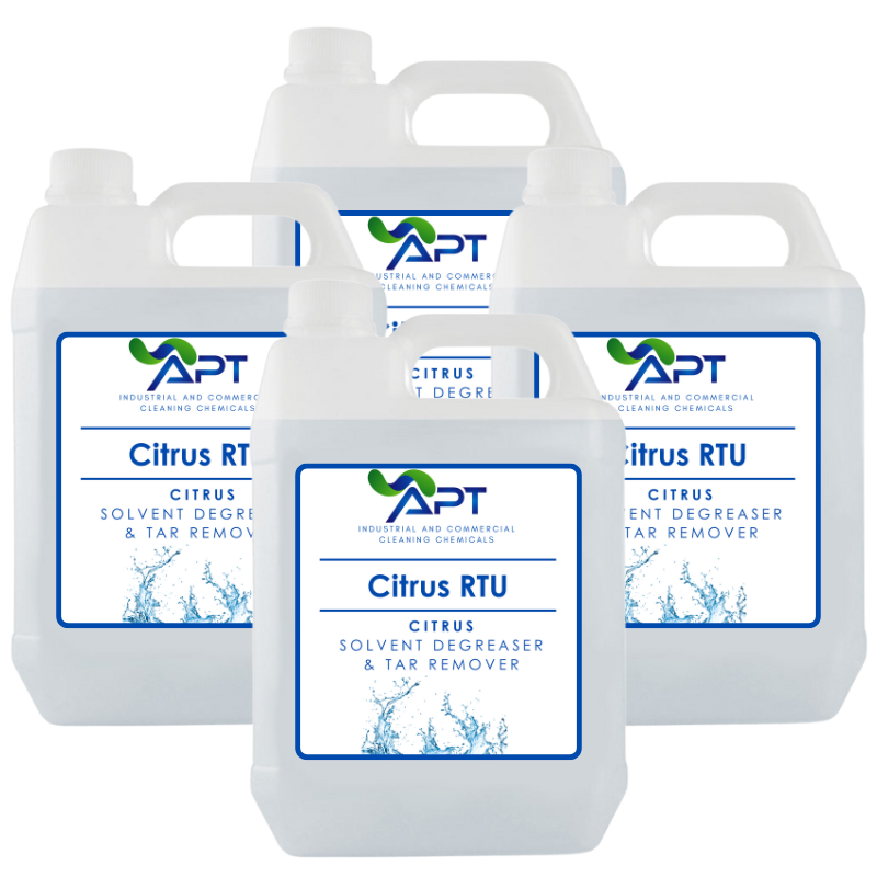 Solvent Degreaser and Tar Remover - Citrus RTU - 4 x 5 Litres