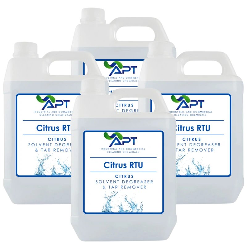 Solvent Degreaser and Tar Remover - Citrus RTU - 4 x 5 Litres