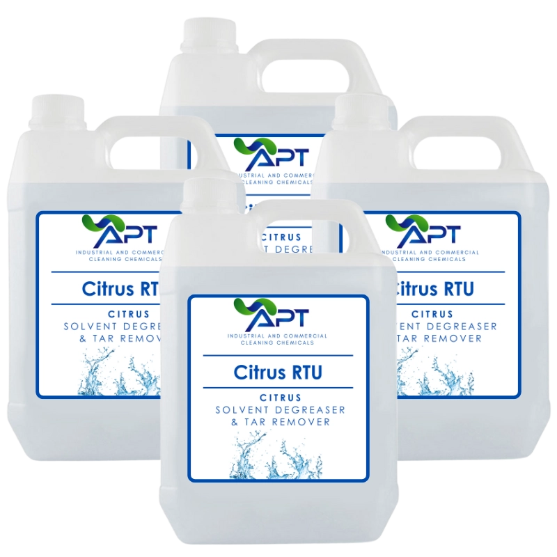 Solvent Degreaser and Tar Remover - Citrus RTU - 4 x 5 Litres