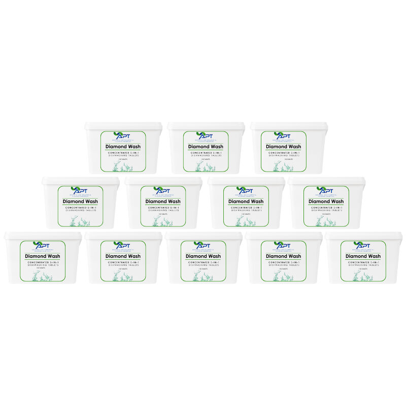5-in-1 Dishwashing Tablets - Diamond Wash - 1 Tub of 150 Tablets