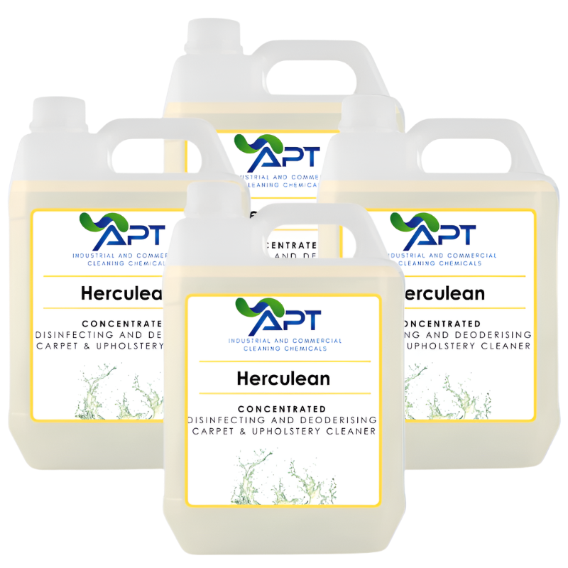 Carpet Cleaner & Upholstery Cleaner - Herculean - 4 x 5 Litres