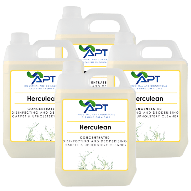 Carpet Cleaner & Upholstery Cleaner - Herculean - 4 x 5 Litres