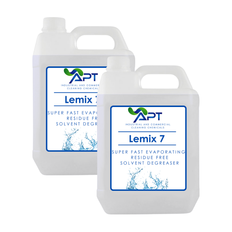 Super Fast Evaporating Residue Free Solvent Degreaser - Lemix 7 - 2 x 5 Litres