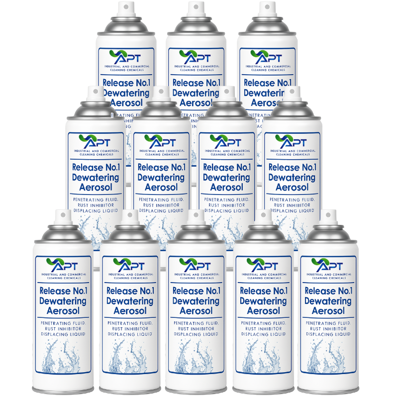 Penetrating Fluid, Rust Inhibitor Displacing Liquid - Release No.1 Dewatering Aerosol - 12 x 400ml