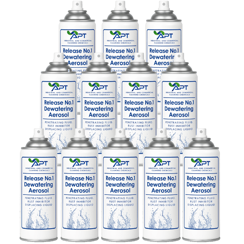 Penetrating Fluid, Rust Inhibitor Displacing Liquid - Release No.1 Dewatering Aerosol - 12 x 400ml