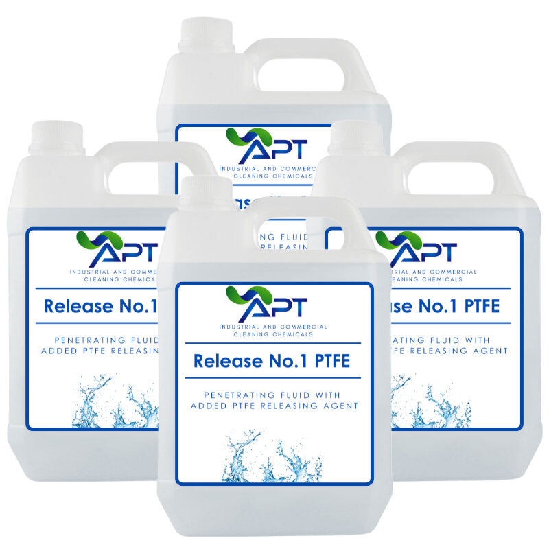 Penetrating Fluid Added PTFE Releasing Agent - Release No.1 PTFE Fluid - 4 x 5 Litres