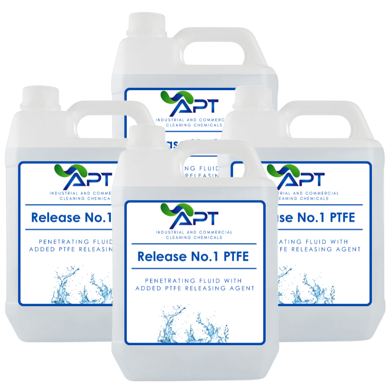 Penetrating Fluid Added PTFE Releasing Agent - Release No.1 PTFE Fluid - 4 x 5 Litres