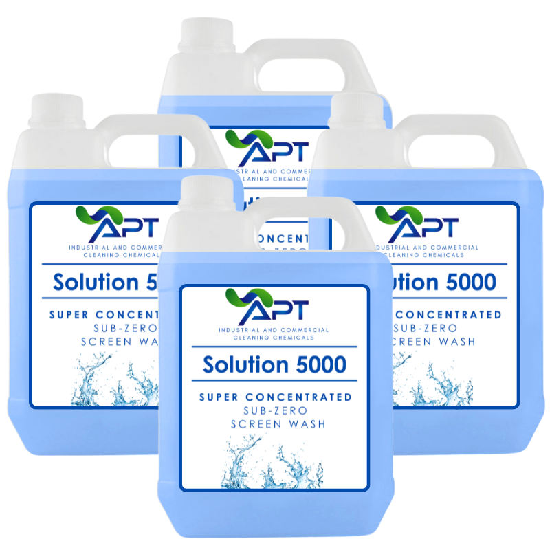 Super Concentrated Sub-Zero Screen Wash - Solution 5000 - 4 x 5 Litres