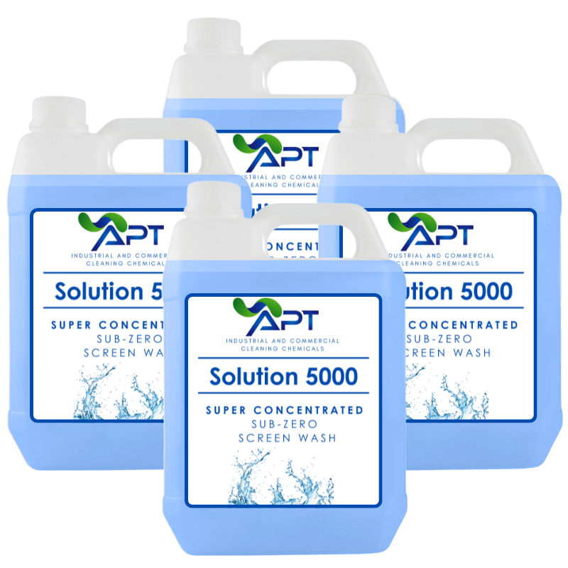 Super Concentrated Sub-Zero Screen Wash - Solution 5000 - 4 x 5 Litres