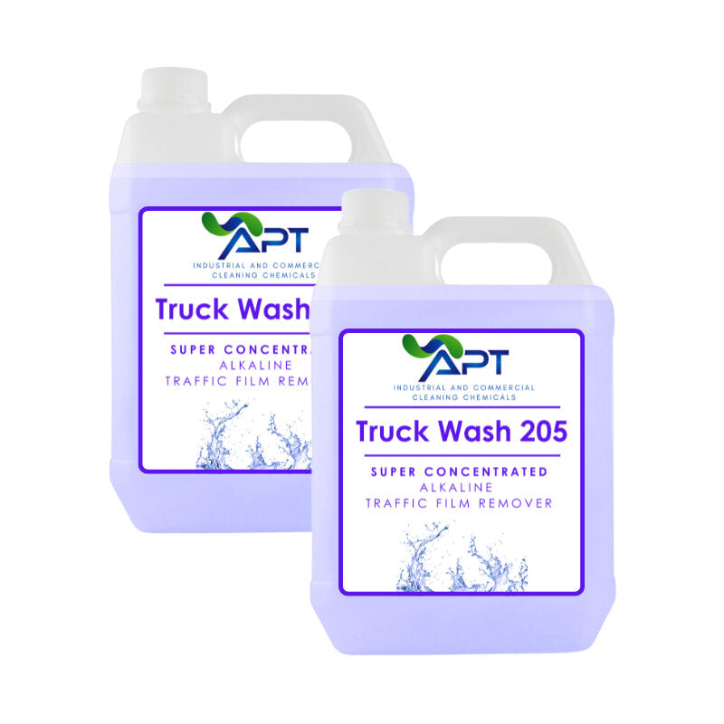 Super Concentrated Alkaline Traffic Film Remover - Truck Wash 205 - 2 x 5 Litres