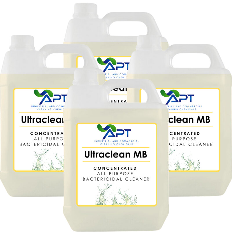 All Purpose Bactericidal Cleaner - Ultraclean MB - 4 x 5 Litres
