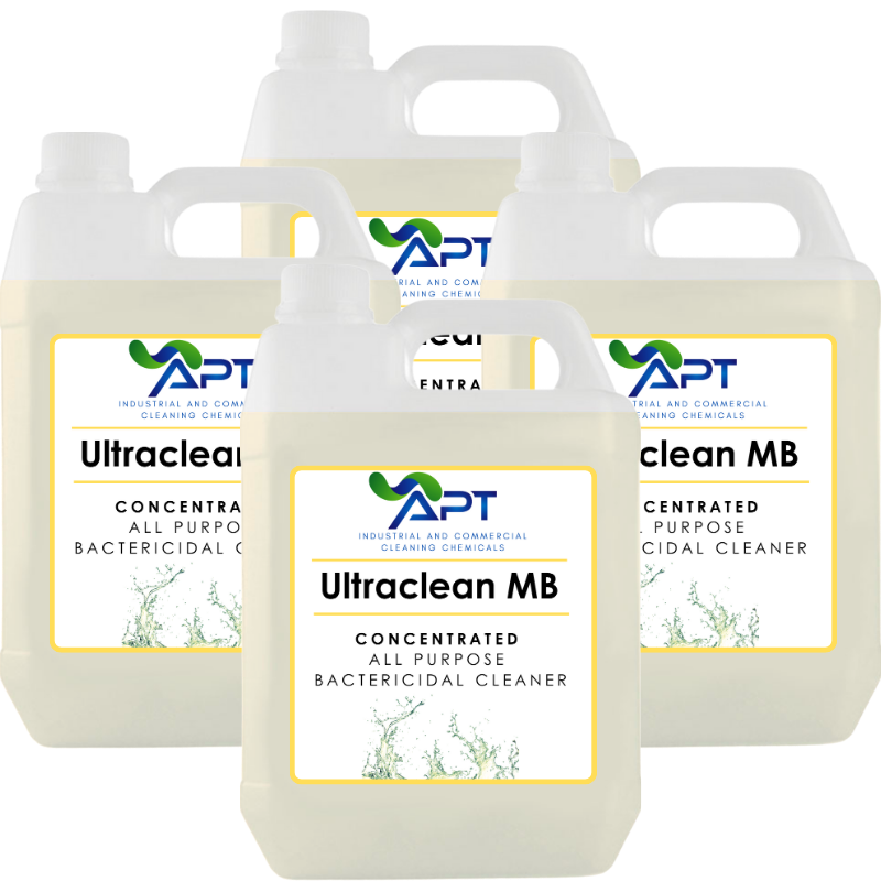 All Purpose Bactericidal Cleaner - Ultraclean MB - 4 x 5 Litres
