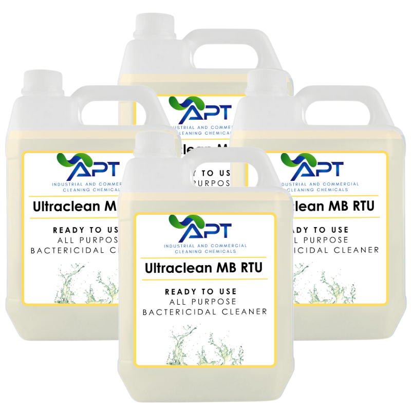Ready-to-Use Multi Purpose Bactericidal Cleaner - Ultraclean MB RTU - 4 x 5 Litres