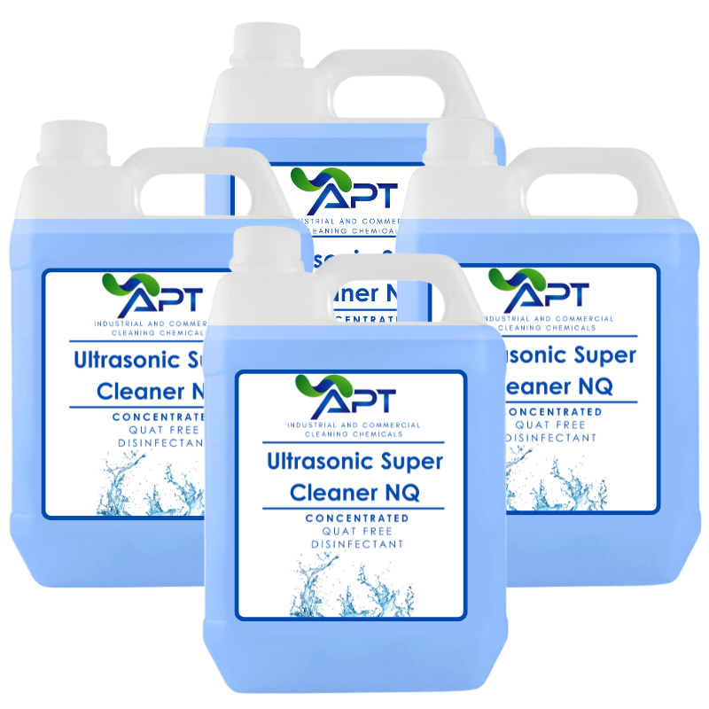Concentrated Quat Free Disinfectant - Ultrasonic Super Cleaner NQ - 4 x 5 Litres