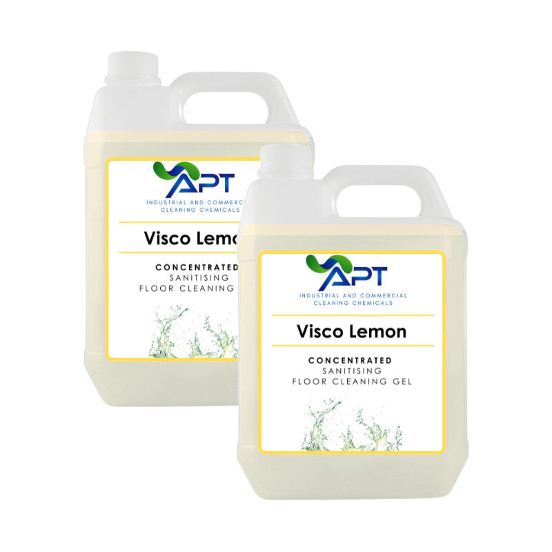 Sanitising Floor Cleaning Gel - Visco Lemon - 2 x 5 Litres
