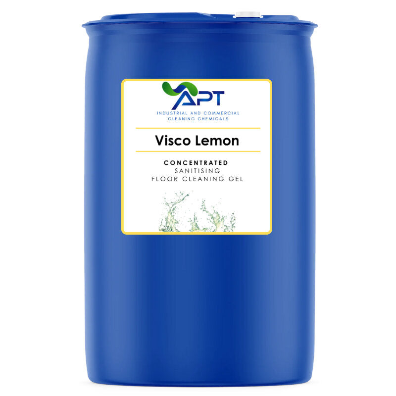 Sanitising Floor Cleaning Gel - Visco Lemon - 200 Litres