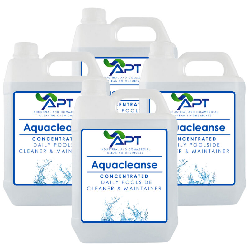 Concentrated Daily Poolside Cleaner & Maintainer - Aquacleanse - 4 x 5 Litres