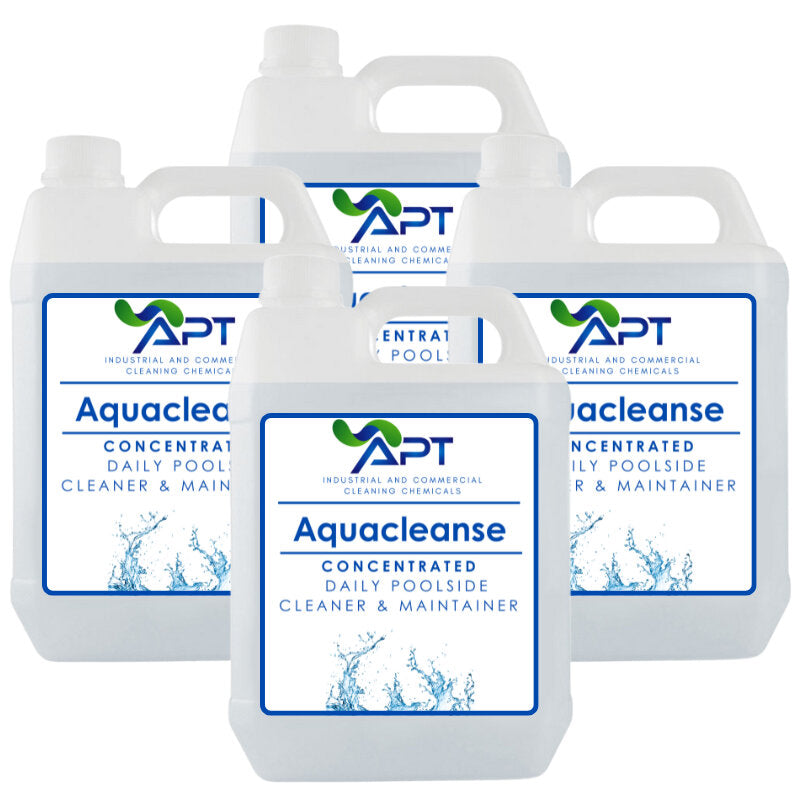 Concentrated Daily Poolside Cleaner & Maintainer - Aquacleanse - 4 x 5 Litres