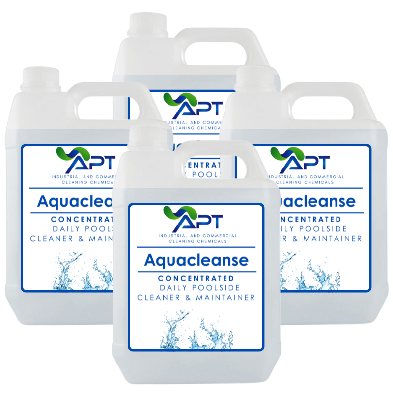 Concentrated Daily Poolside Cleaner & Maintainer - Aquacleanse - 4 x 5 Litres