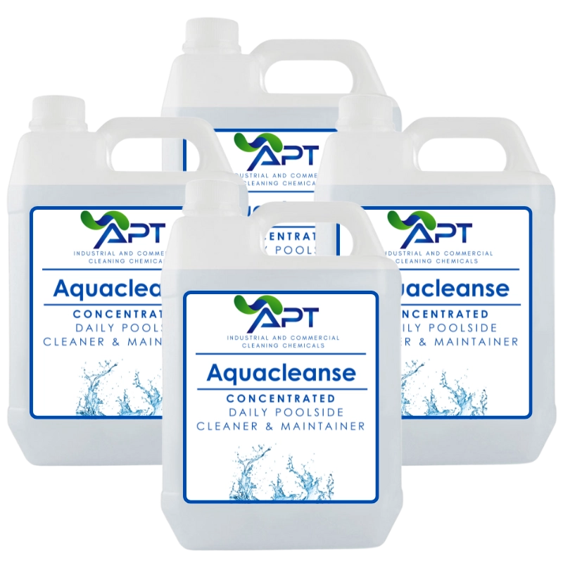 Concentrated Daily Poolside Cleaner & Maintainer - Aquacleanse - 4 x 5 Litres