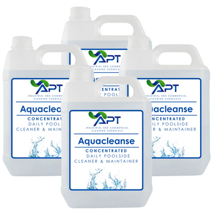 Concentrated Daily Poolside Cleaner & Maintainer - Aquacleanse - 4 x 5 Litres