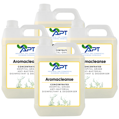 Concentrated Hospital-Grade Anti-Bacterial Disinfectant & Deodouriser - Aromacleanse - 4 x 5 Litres