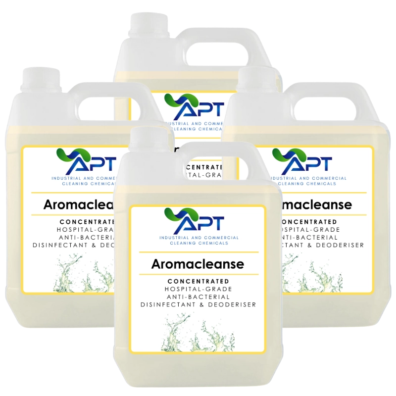 Concentrated Hospital-Grade Anti-Bacterial Disinfectant & Deodouriser - Aromacleanse - 4 x 5 Litres
