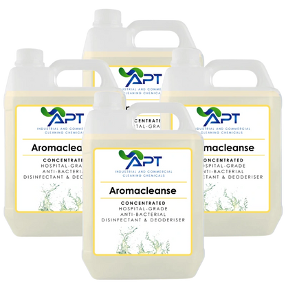 Concentrated Hospital-Grade Anti-Bacterial Disinfectant & Deodouriser - Aromacleanse - 4 x 5 Litres