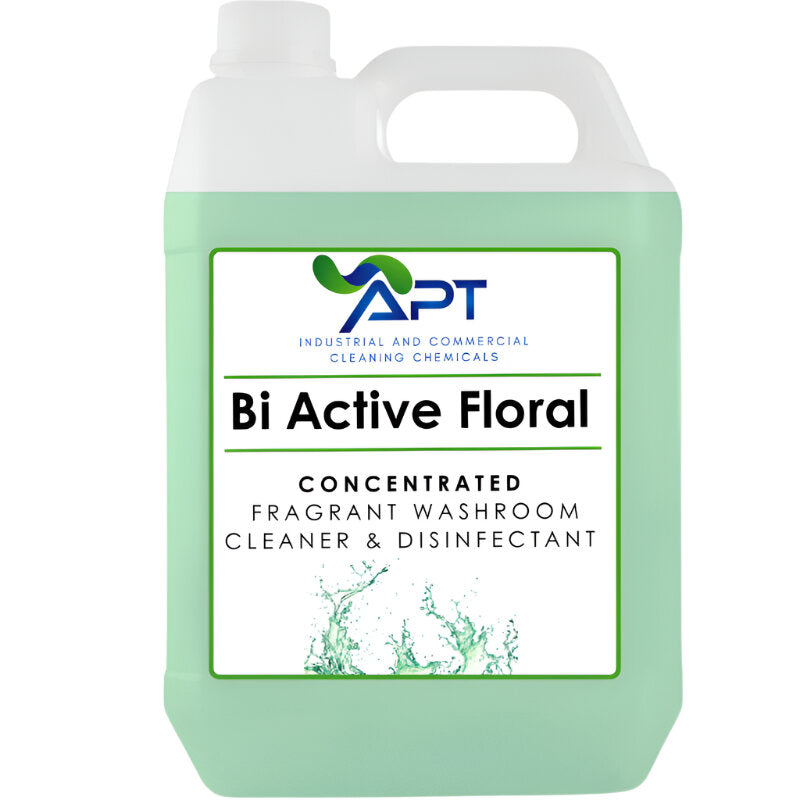 Concentrated Fragrant Washroom Cleaner & Disinfectant - Bi Active Floral