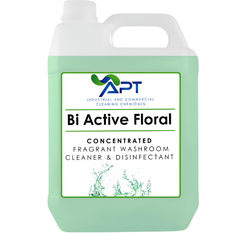 Concentrated Fragrant Washroom Cleaner & Disinfectant - Bi Active Floral