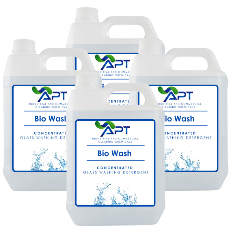 Glass Washing Detergent - Bio Wash - 4 x 5 Litres
