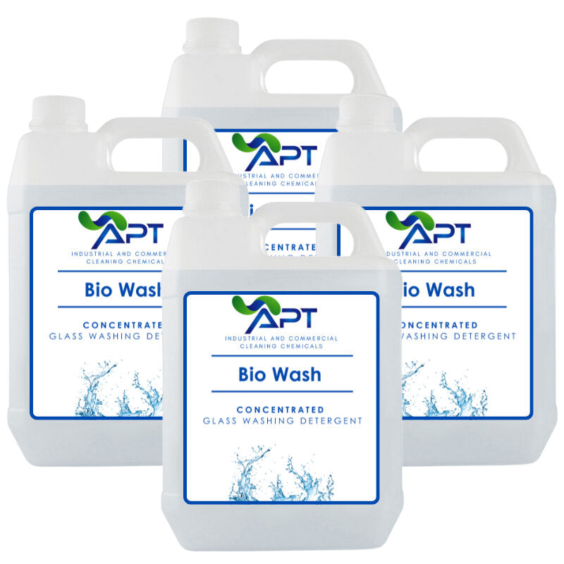 Glass Washing Detergent - Bio Wash - 4 x 5 Litres