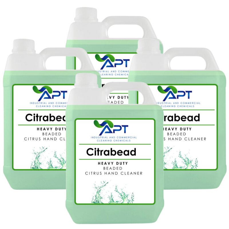 Heavy Duty Beaded Citrus Hand Cleaner - Citrabead - 4 x 5 Litres