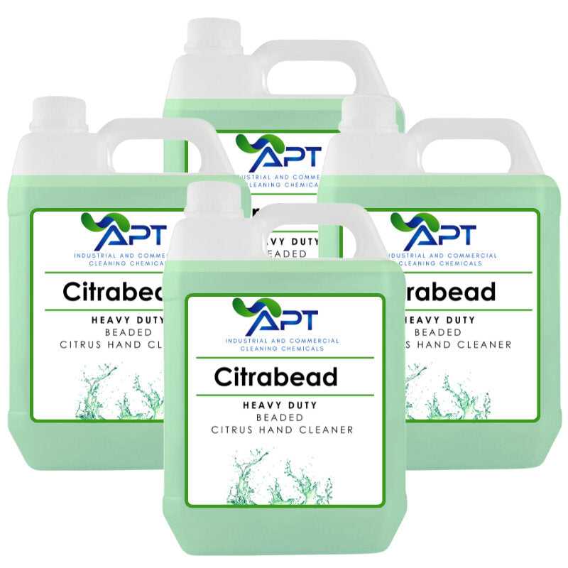 Heavy Duty Beaded Citrus Hand Cleaner - Citrabead - 4 x 5 Litres