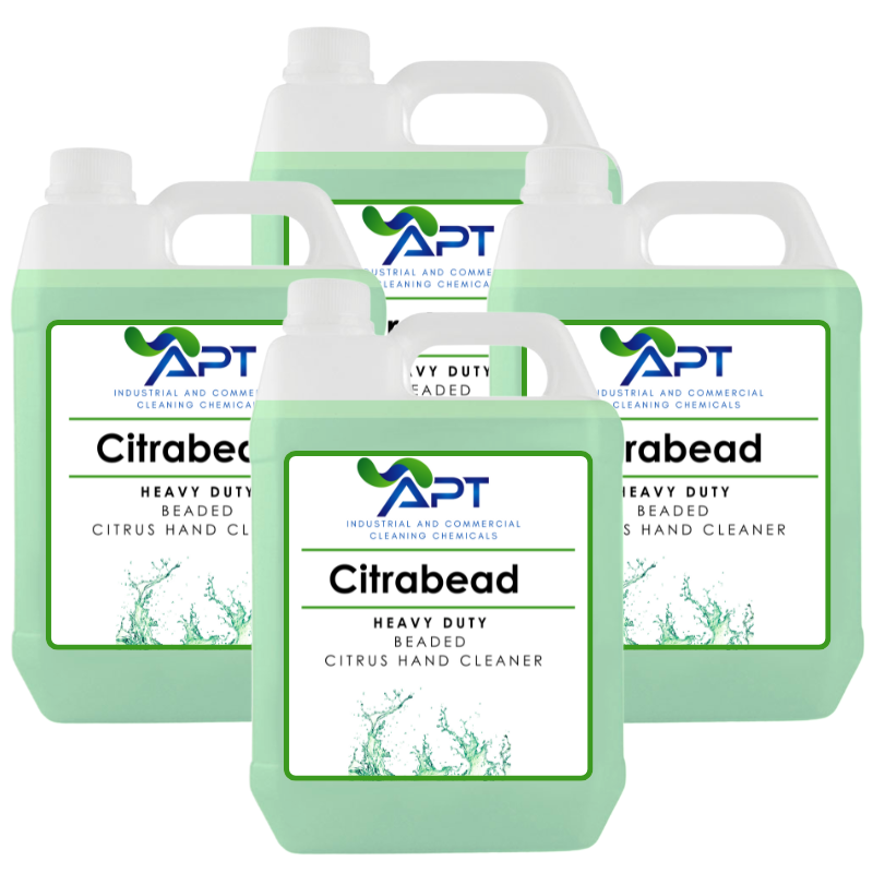 Heavy Duty Beaded Citrus Hand Cleaner - Citrabead - 4 x 5 Litres