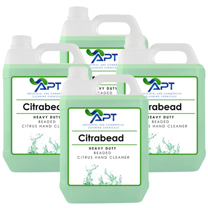 Heavy Duty Beaded Citrus Hand Cleaner - Citrabead - 4 x 5 Litres