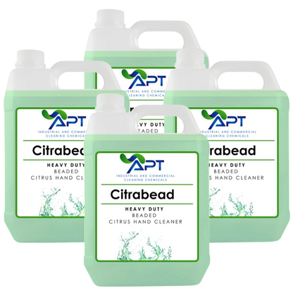 Heavy Duty Beaded Citrus Hand Cleaner - Citrabead - 4 x 5 Litres