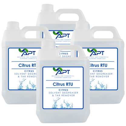 Solvent Degreaser and Tar Remover - Citrus RTU - 4 x 5 Litres