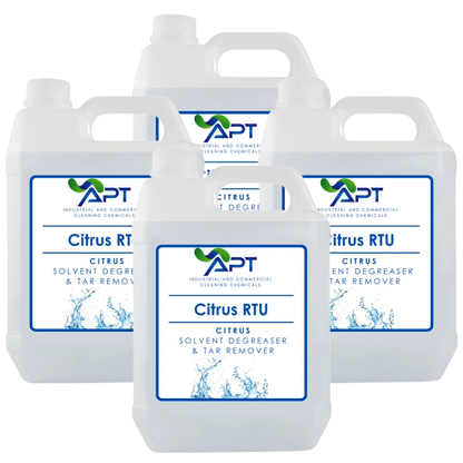 Solvent Degreaser and Tar Remover - Citrus RTU - 4 x 5 Litres