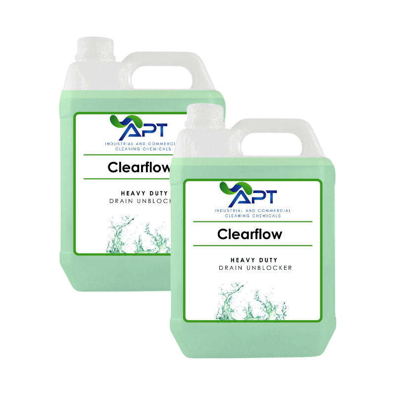 Heavy Duty Drain Unblocker - Clearflow - 2 x 5 Litres