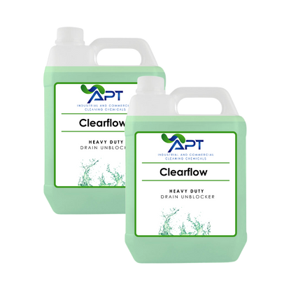 Heavy Duty Drain Unblocker - Clearflow - 2 x 5 Litres