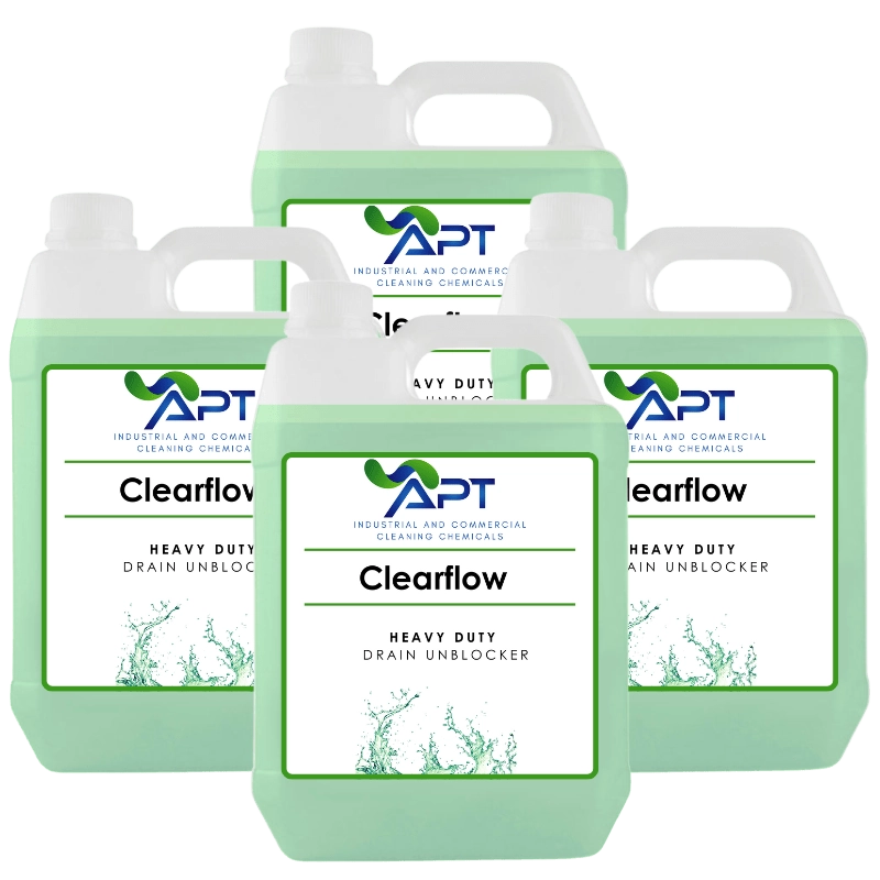 Heavy Duty Drain Unblocker - Clearflow - 4 x 5 Litres