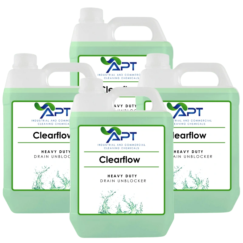 Heavy Duty Drain Unblocker - Clearflow - 4 x 5 Litres