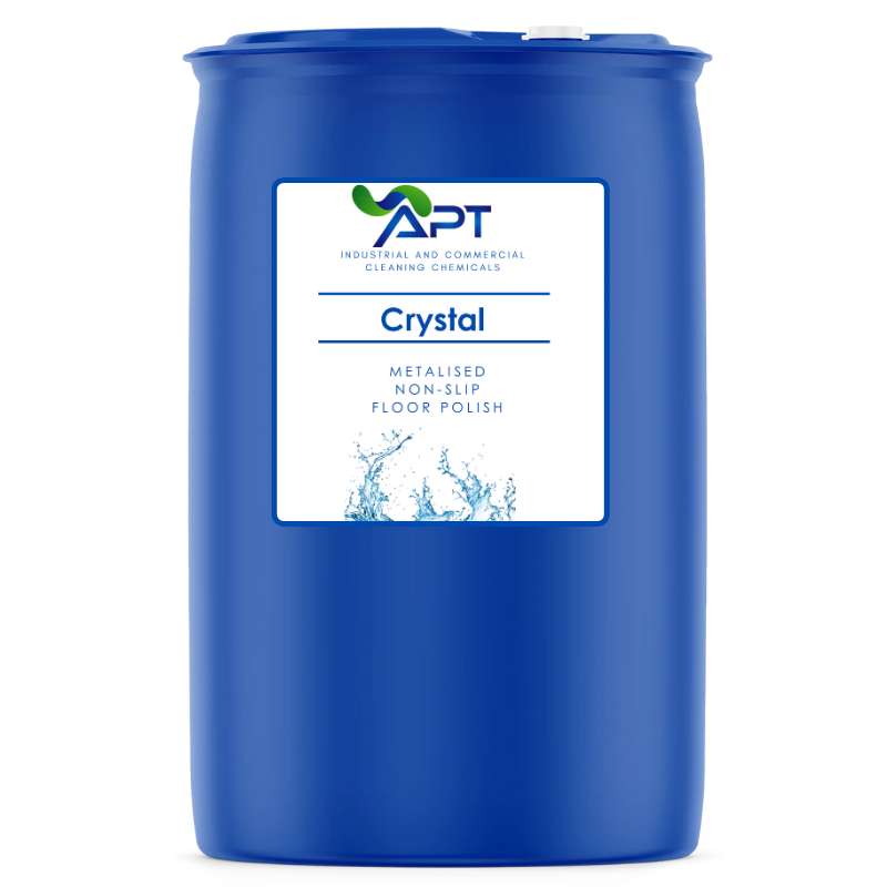 Metalised Non-Slip Floor Polish - Crystal - 200 Litres