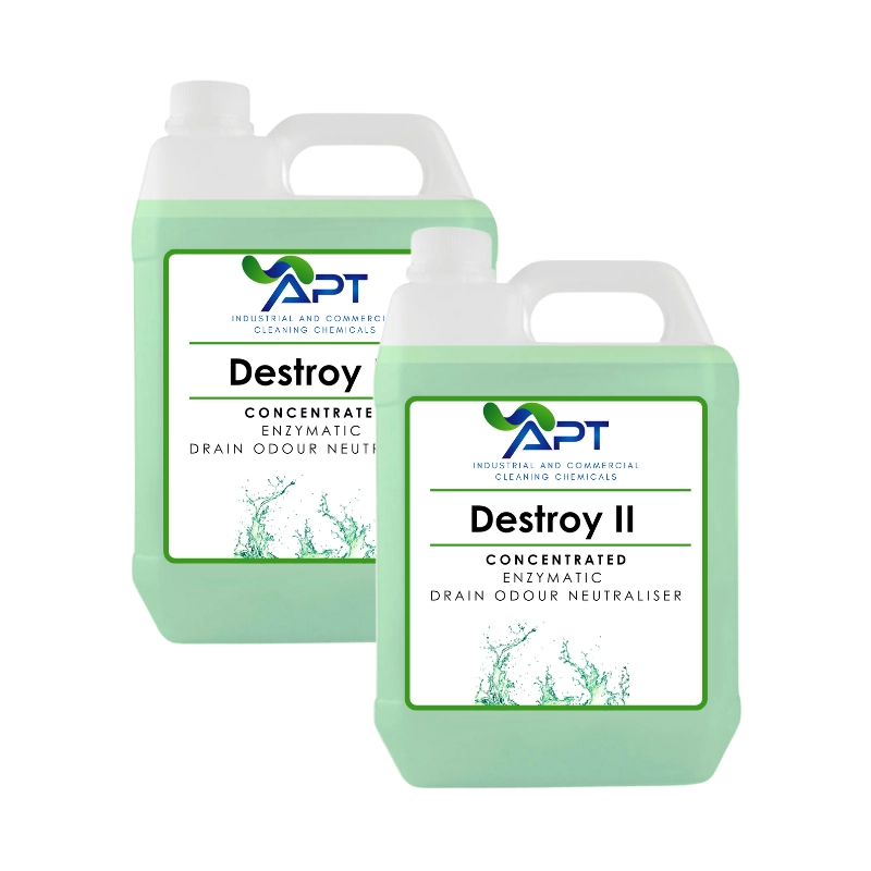 Enzymatic Drain Odour Neuraliser - Destroy II - 2 x 5 Litres