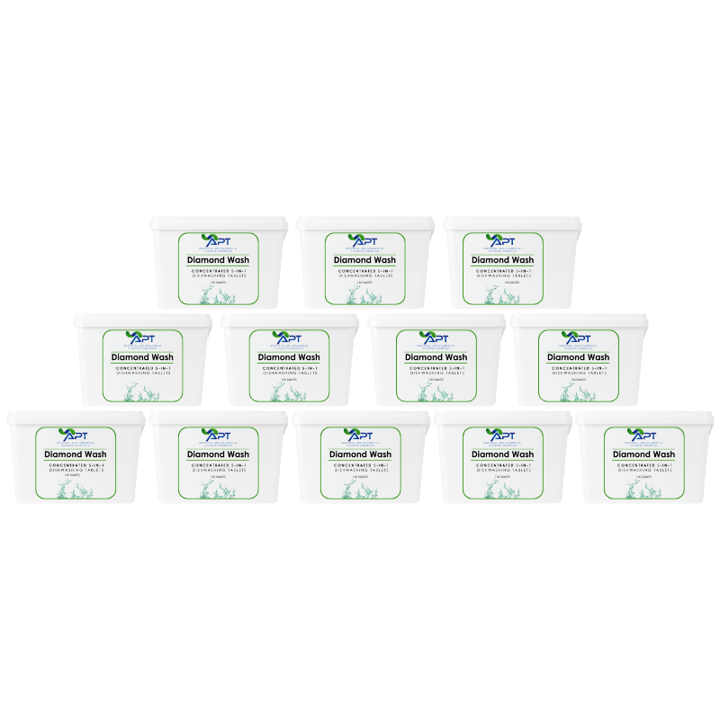 5-in-1 Dishwashing Tablets - Diamond Wash - 1 Tub of 150 Tablets