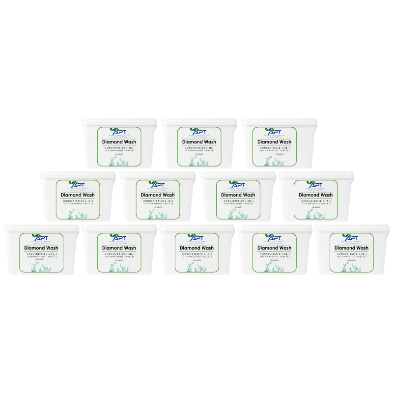 5-in-1 Dishwashing Tablets - Diamond Wash - 1 Tub of 150 Tablets