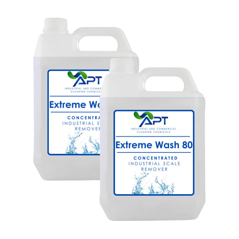 Concentrated Industrial Scale Remover - Extreme Wash 80 - 2 x 5 Litres
