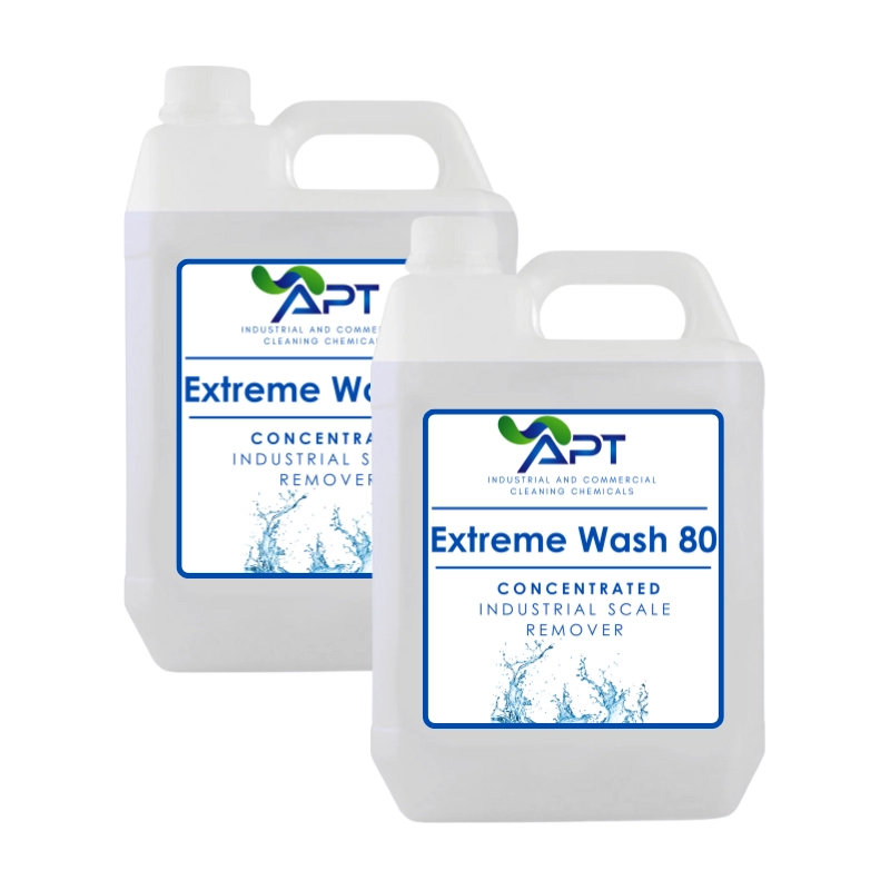 Concentrated Industrial Scale Remover - Extreme Wash 80 - 2 x 5 Litres